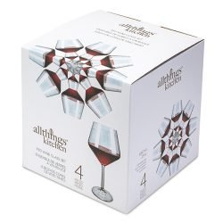 061-024 4PC RED WINE GLASS SET LARGE 680ML-23OZ